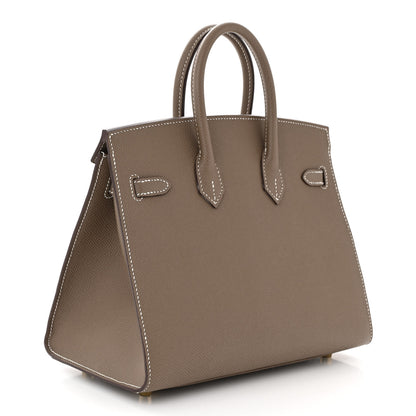 Hermes Epsom Birkin Sellier 25 Etoupe 3 of 11