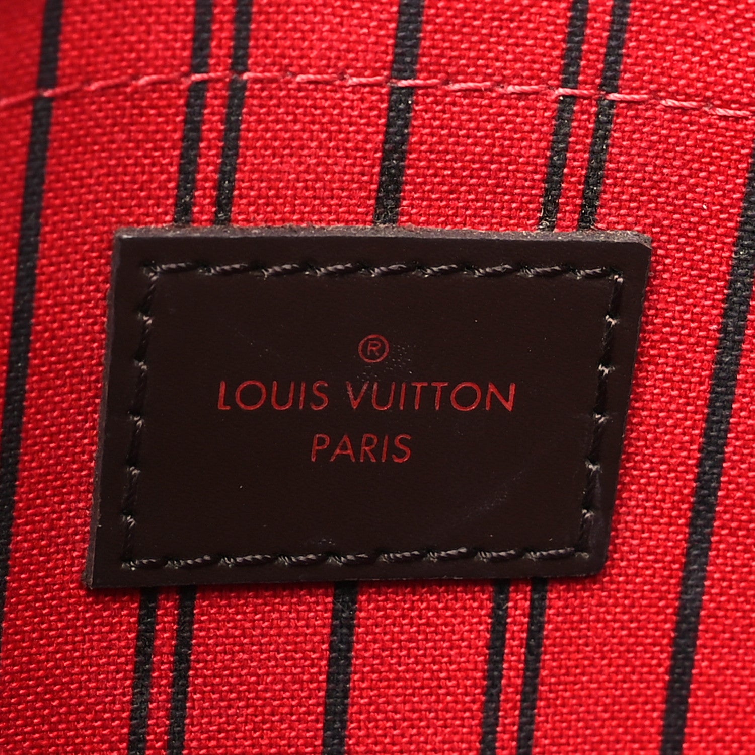 Louis Vuitton Damier Ebene Neverfull MM GM Pochette 6 of 7