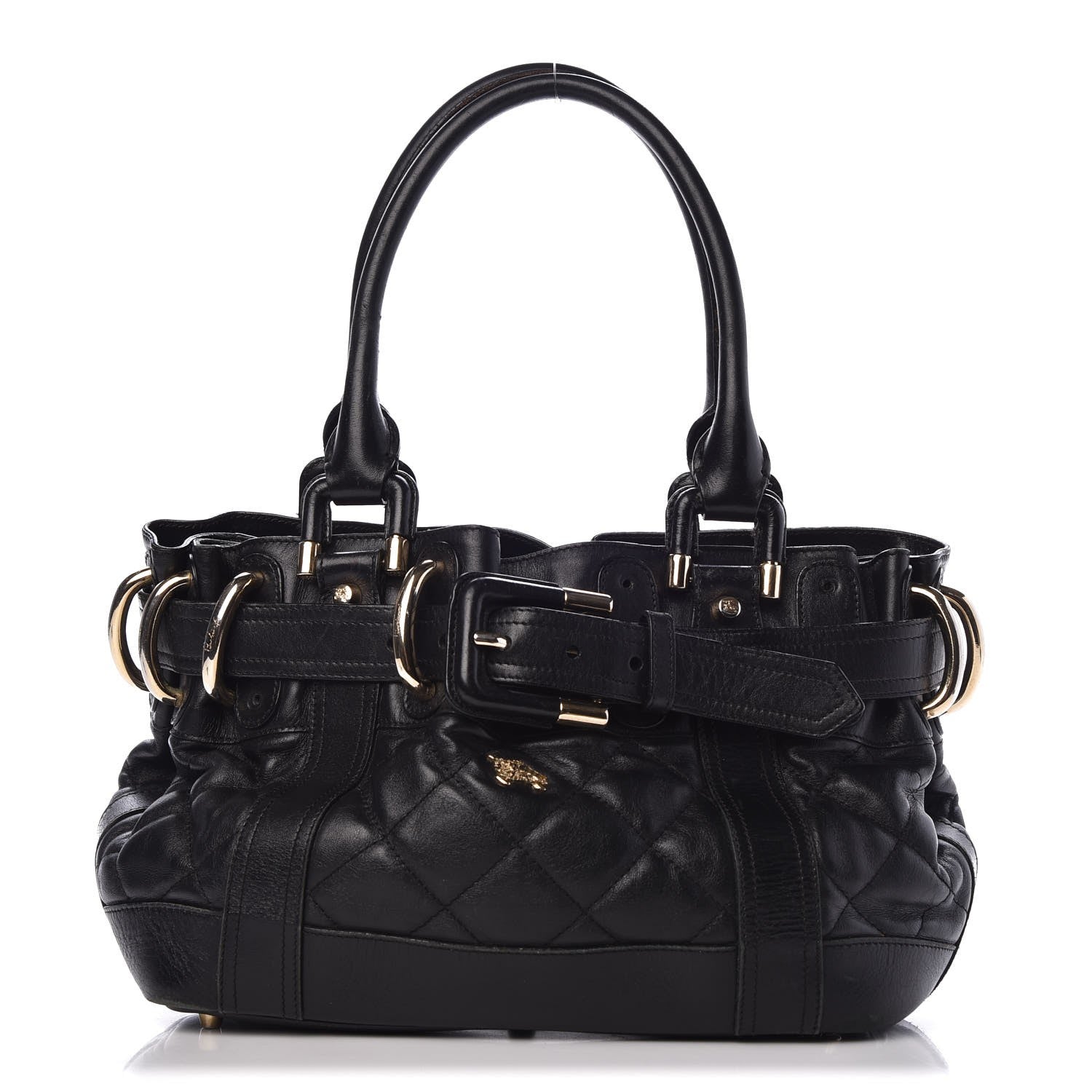 Burberry Calfskin Quilted Baby Beaton Black 1 of 20