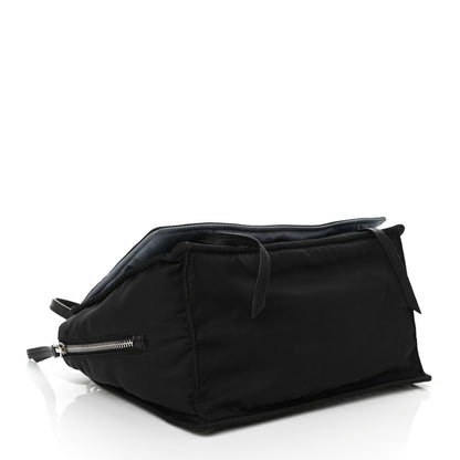 Prada Tessuto Nylon Studded Etiquette Flap Black 4 of 9