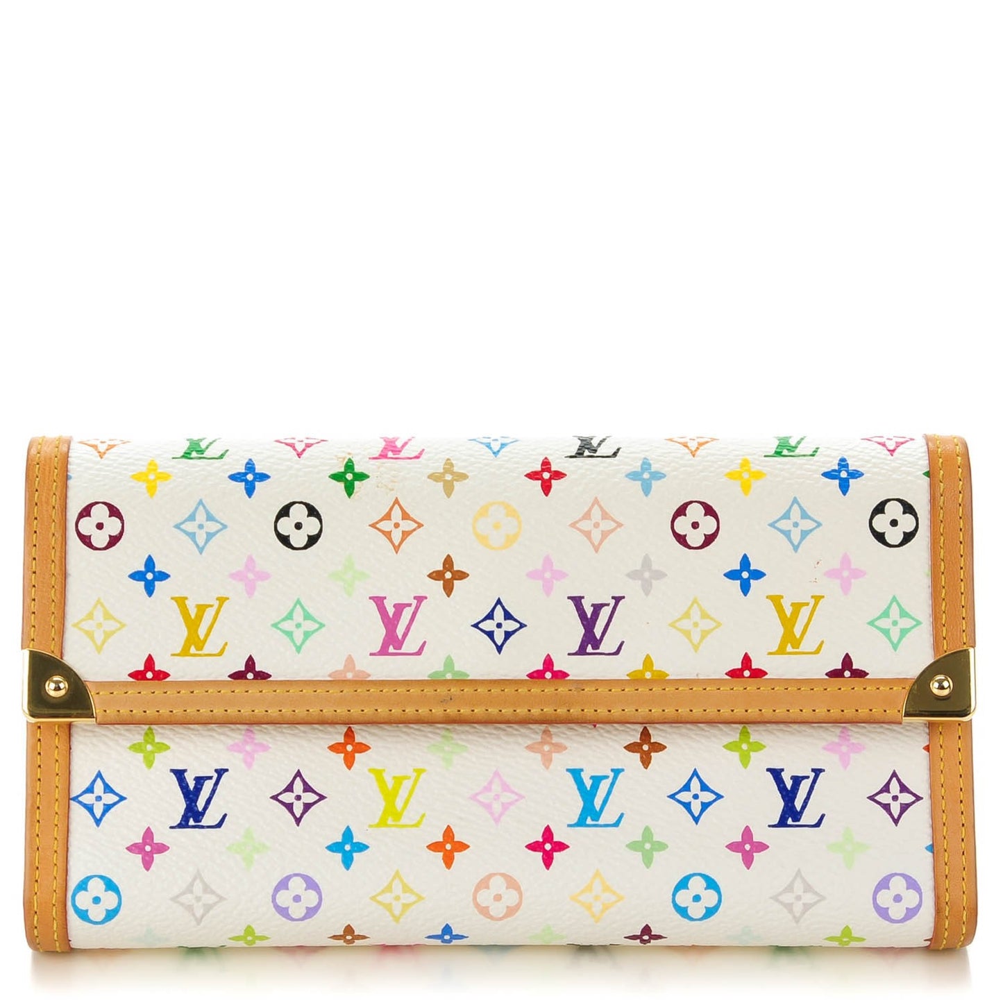 Monogram Multicolor Porte Tresor International Wallet White