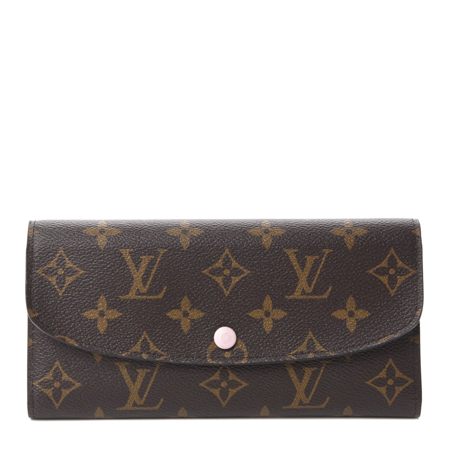 Louis Vuitton Monogram Emilie Wallet Rose Ballerine 1 of 7