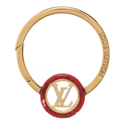 Louis Vuitton Key Ring Gold Red 1 of 6