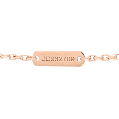 Van Cleef & Arpels 18K Rose Gold Gray Mother of Pearl Vintage Alhambra Pendant Necklace 4 of 7