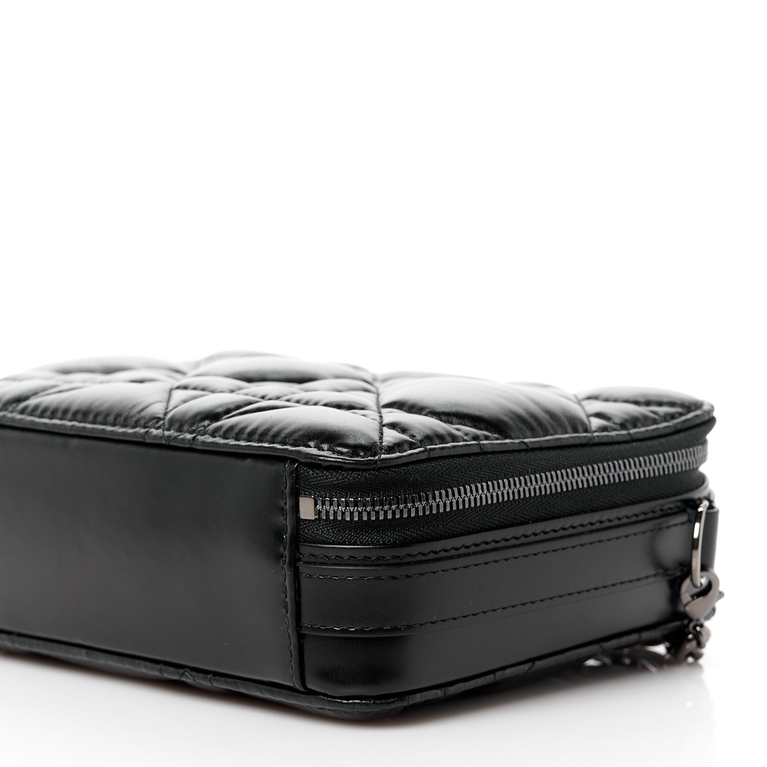Christian Dior Calfskin Macrocannage Caro Box Bag Black 10 of 10