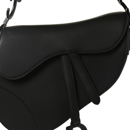 Christian Dior Ultra Matte Calfskin Saddle Bag Black 8 of 12