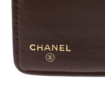 Chanel Lambskin Quilted Yen Wallet Black 6 of 11