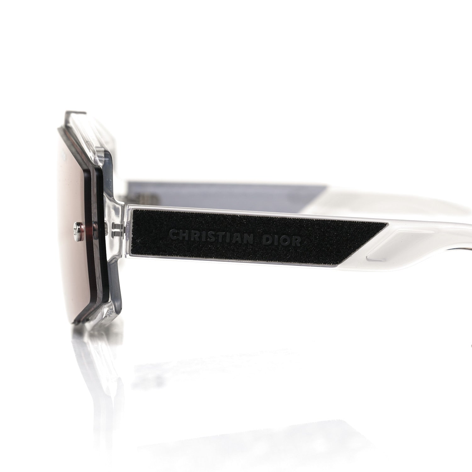 Christian Dior Acetate Diorxtrem MU Oblique Mask Sunglasses Crystal 5 of 7