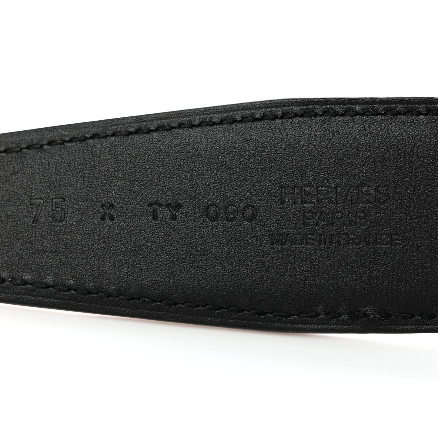 Barenia Chamonix 32mm H Belt 75 Fauve Black