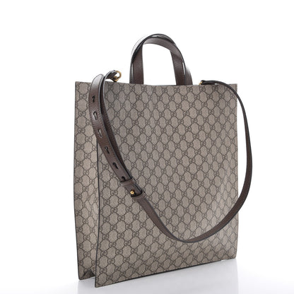 Gucci Soft GG Supreme Monogram Embroidered Vertical Tote 3 of 7