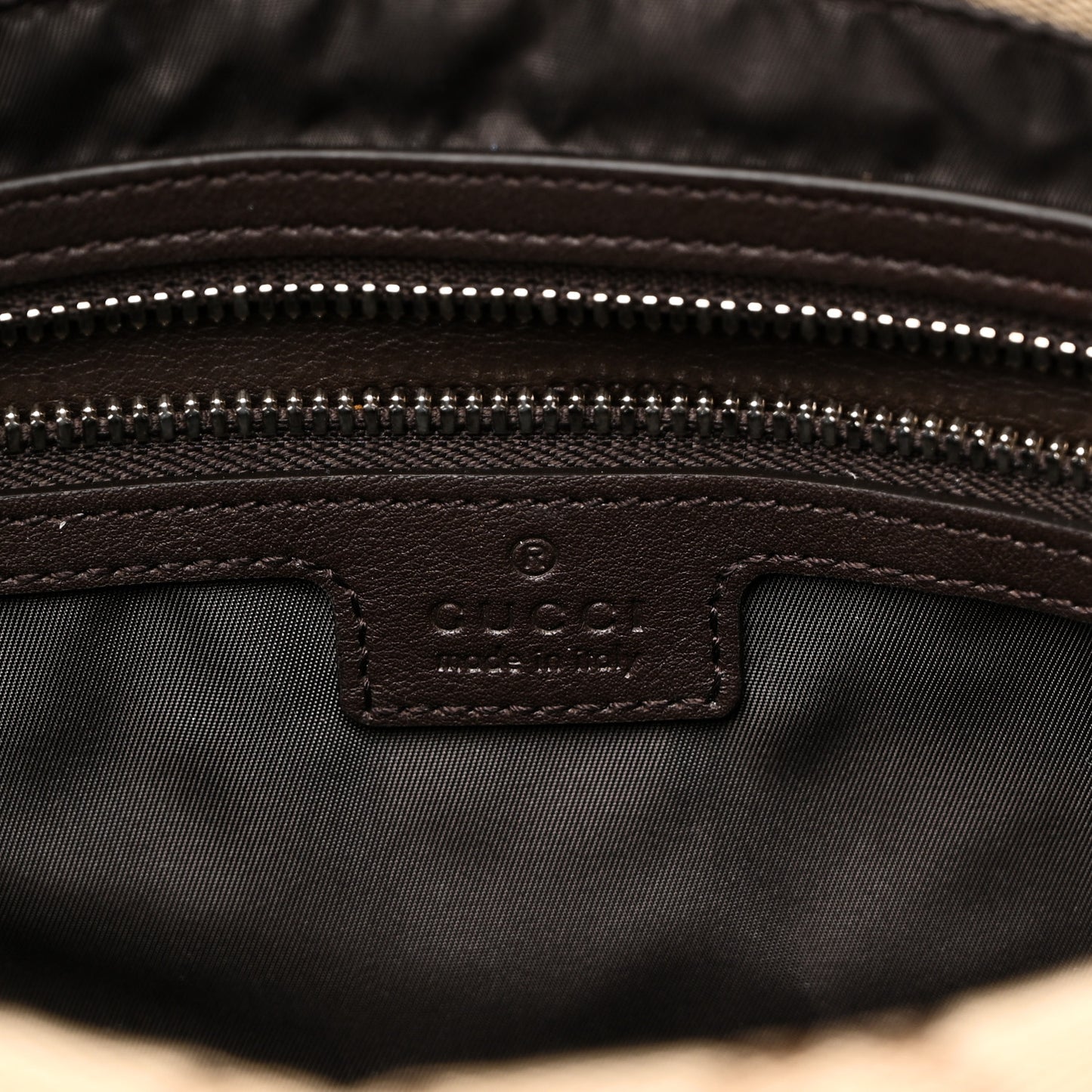 GG Monogram Large Crossbody Bag Dark Brown