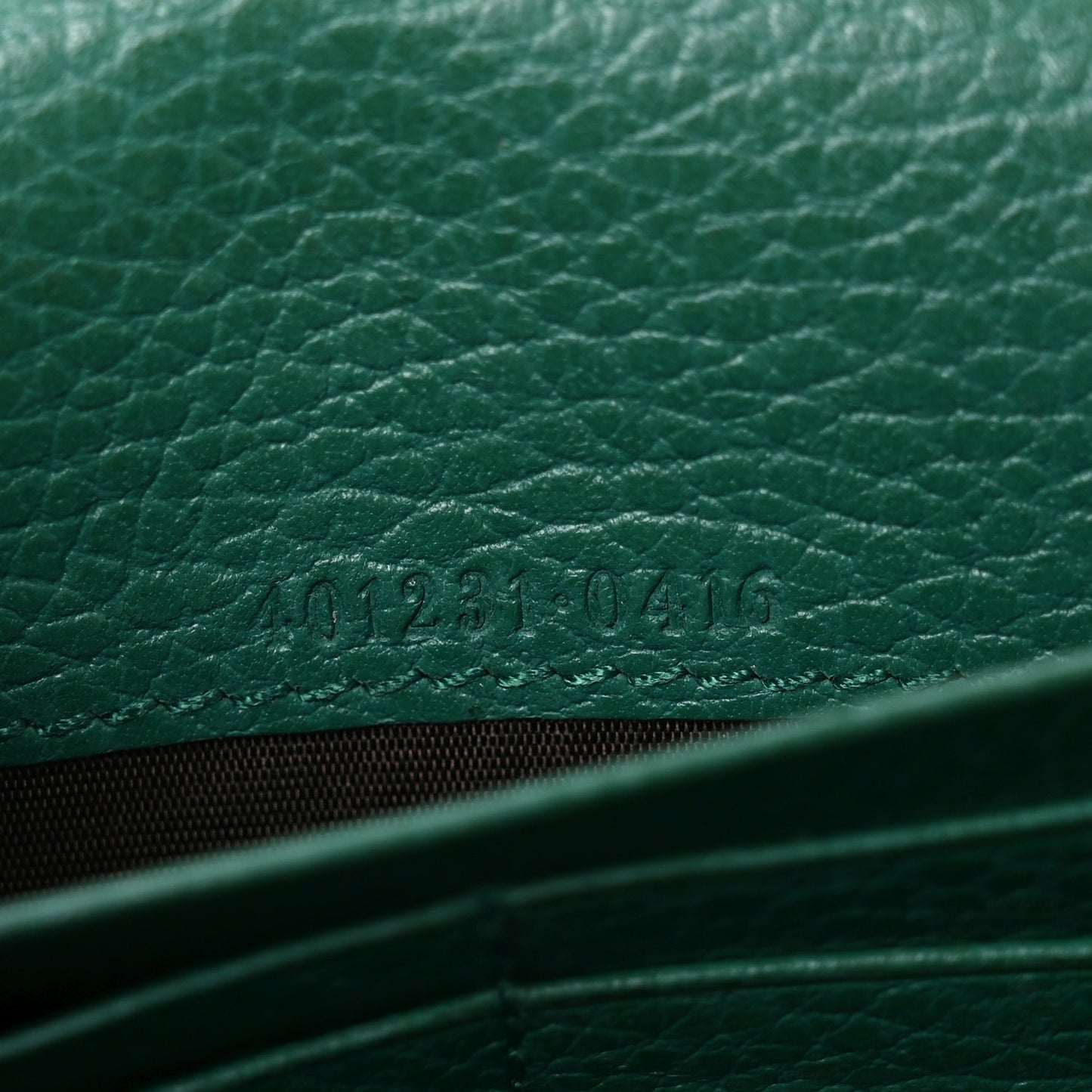 Calfskin Mini Dionysus Chain Wallet Emerald