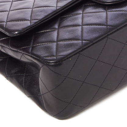 Chanel Lambskin Quilted Medium Double Flap Black 5 of 9