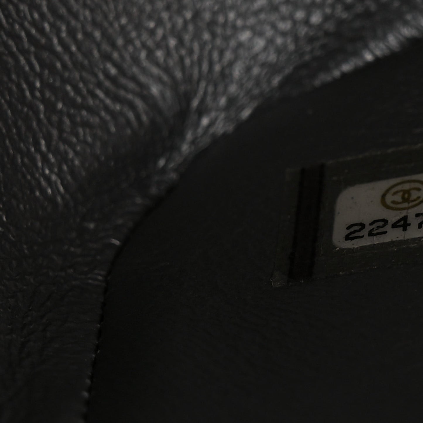 Metallic Caviar Chevron Quilted Jumbo Double Flap Silver