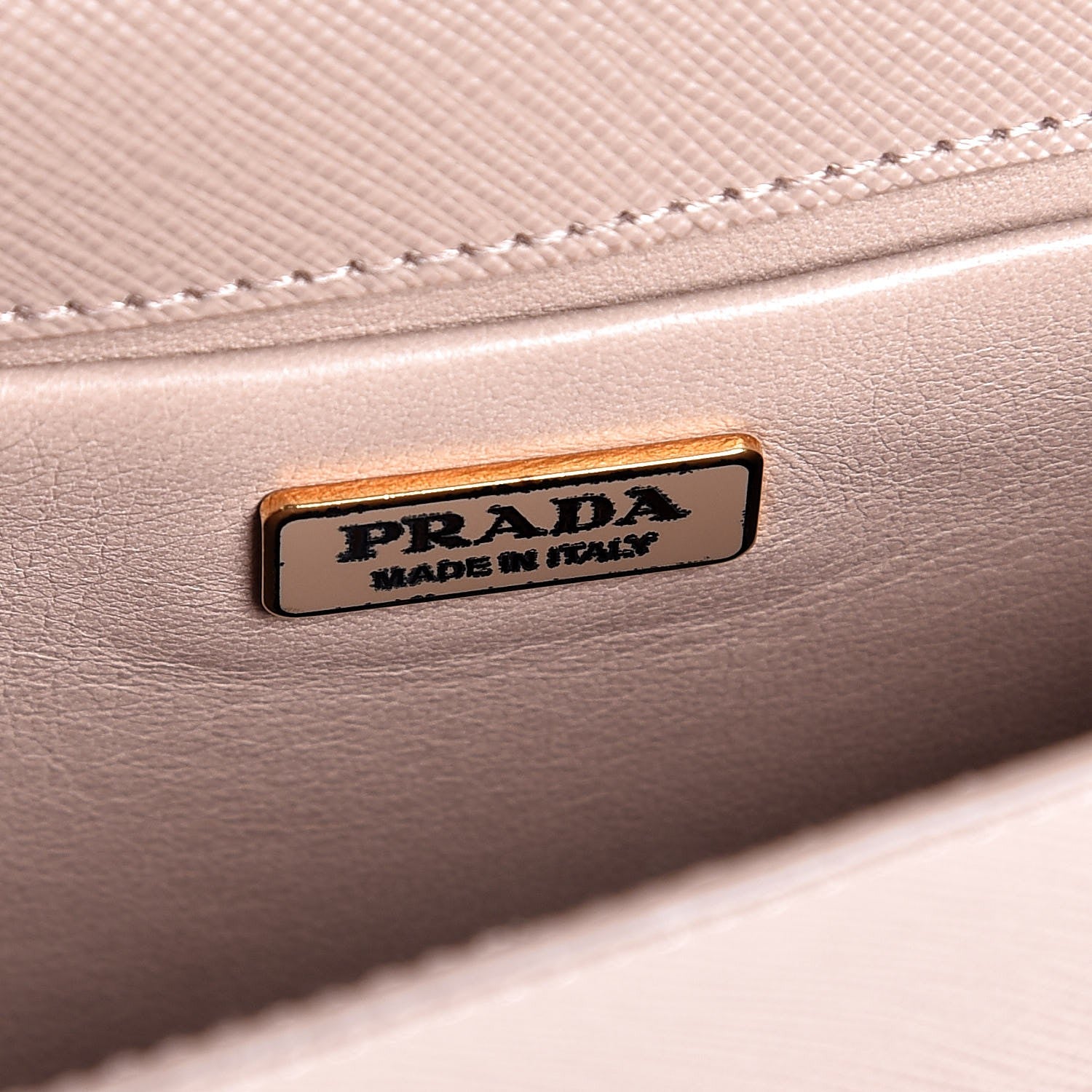 Prada Saffiano Lux Chain Wallet Cammeo 6 of 9