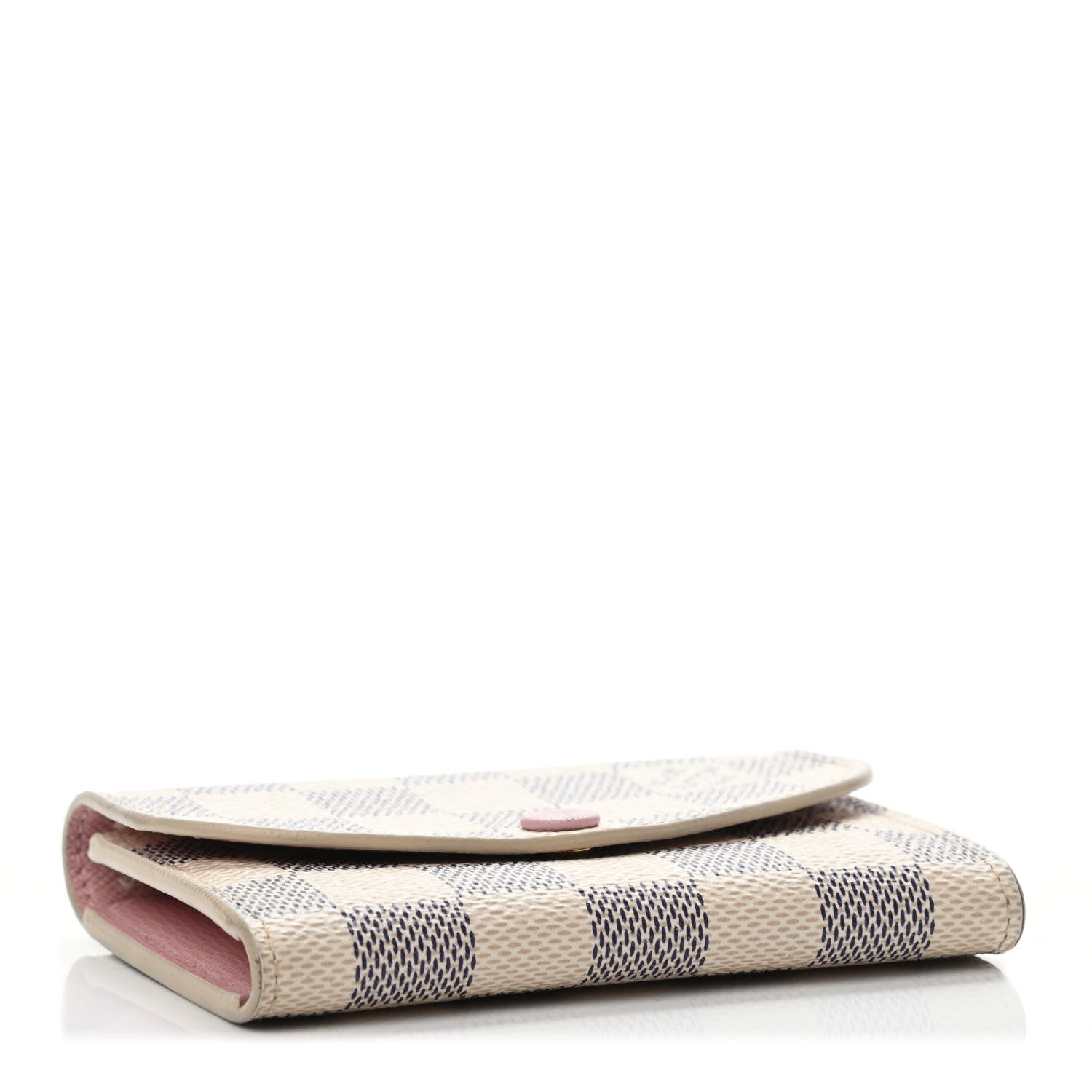 Louis Vuitton Damier Azur Rosalie Coin Purse Rose Ballerine 3 of 4