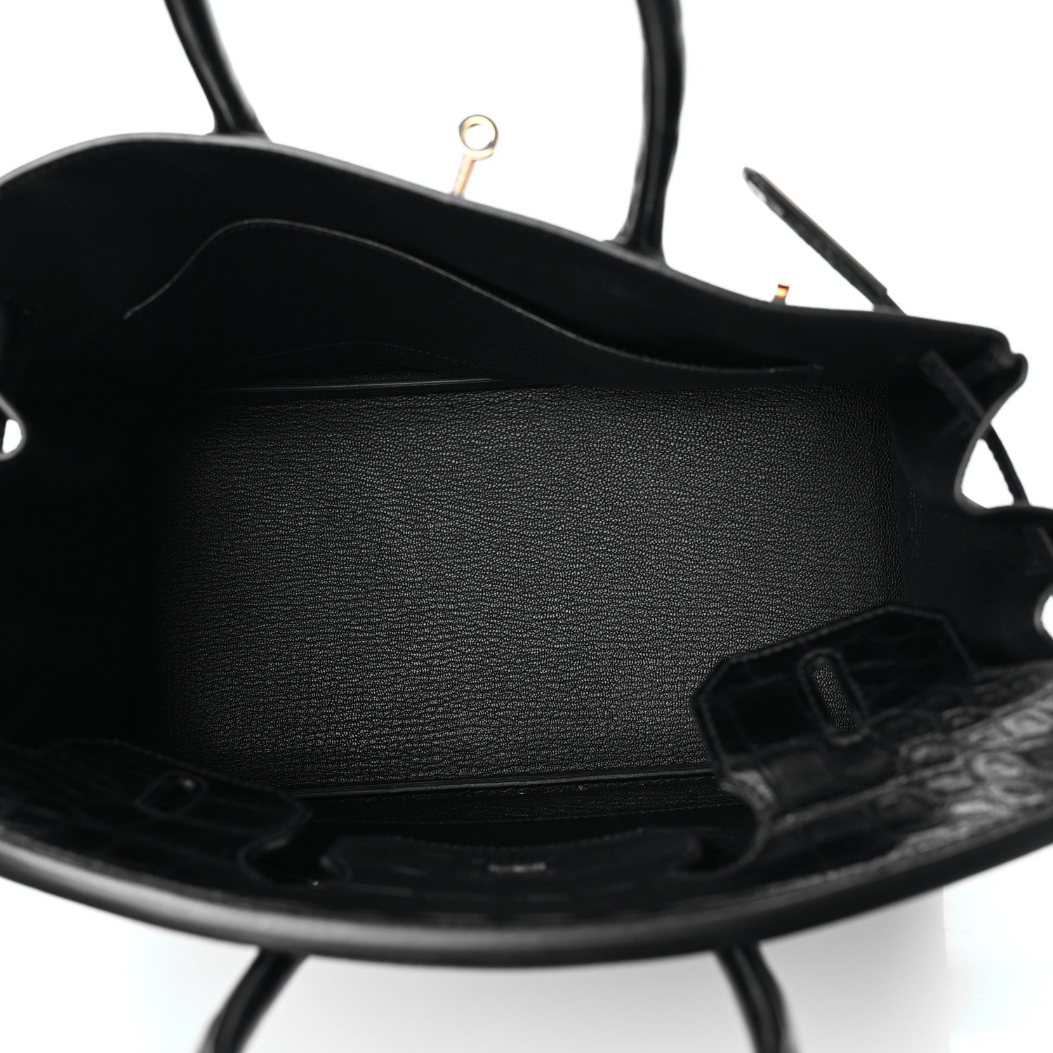 Hermes Togo Matte Alligator Birkin Touch 30 Black 5 of 10