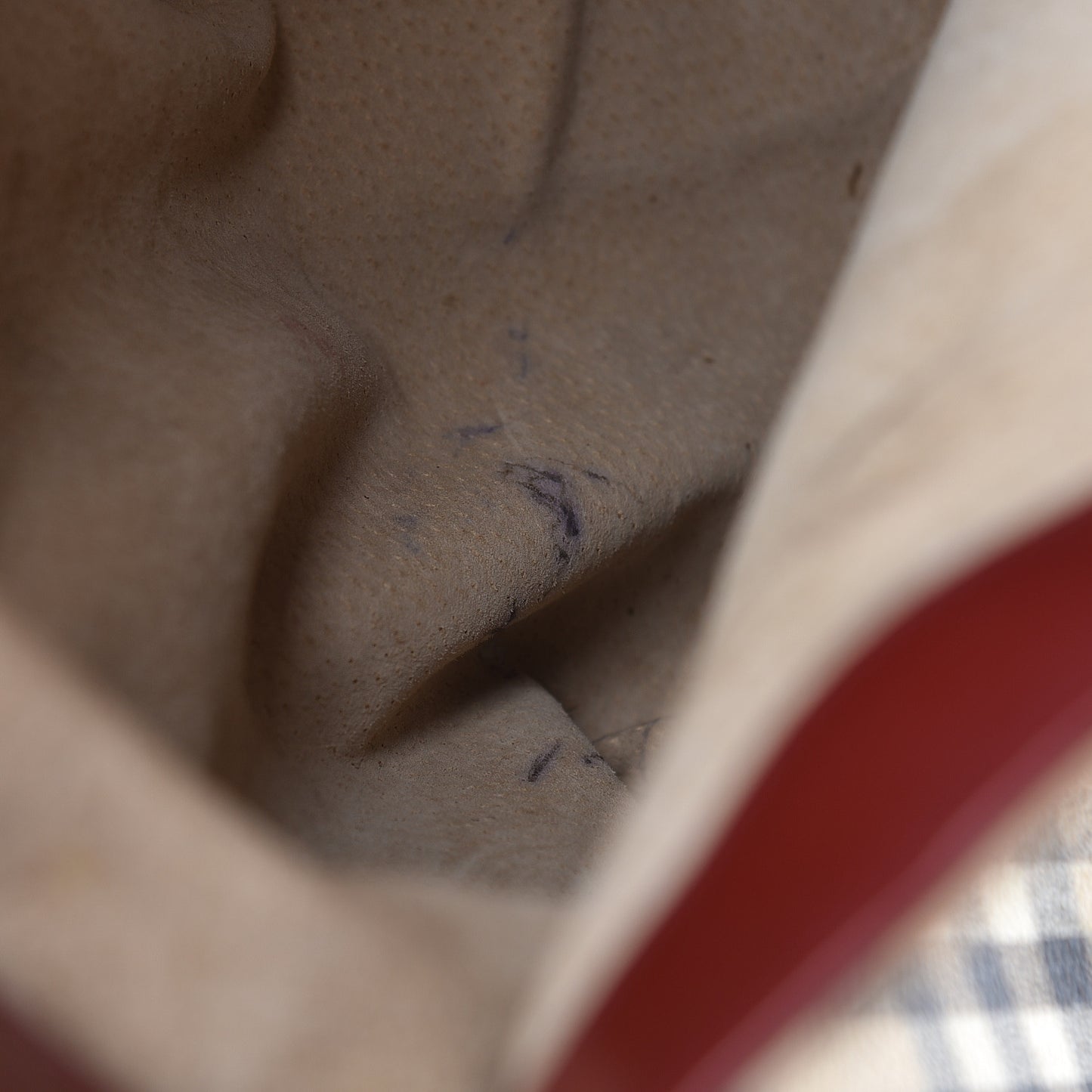 Haymarket Check Small Tote Red