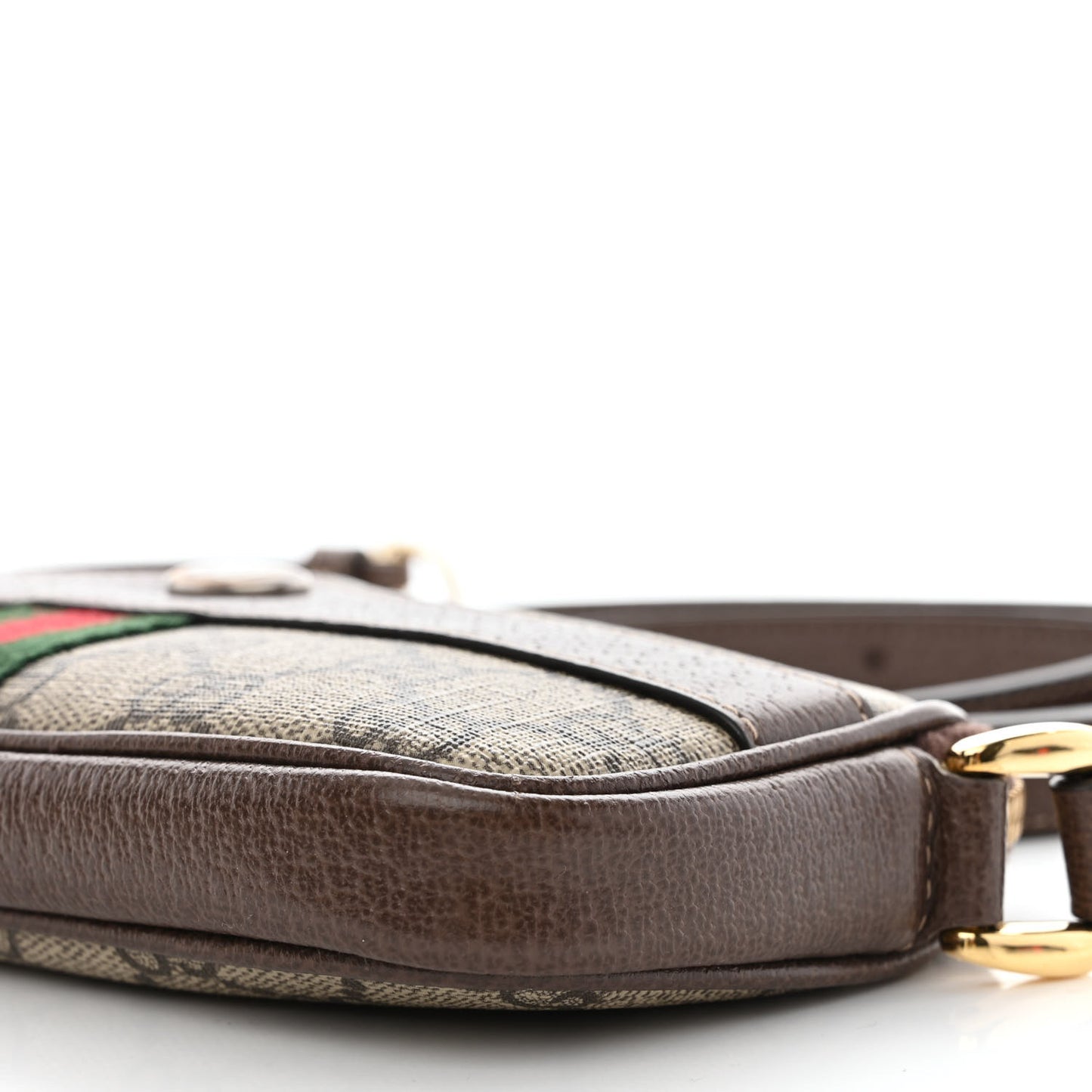 GG Supreme Monogram Web Mini Ophidia GG Bag Brown