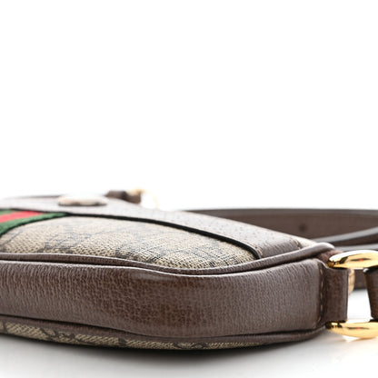 Gucci GG Supreme Monogram Web Mini Ophidia GG Bag Brown 8 of 8