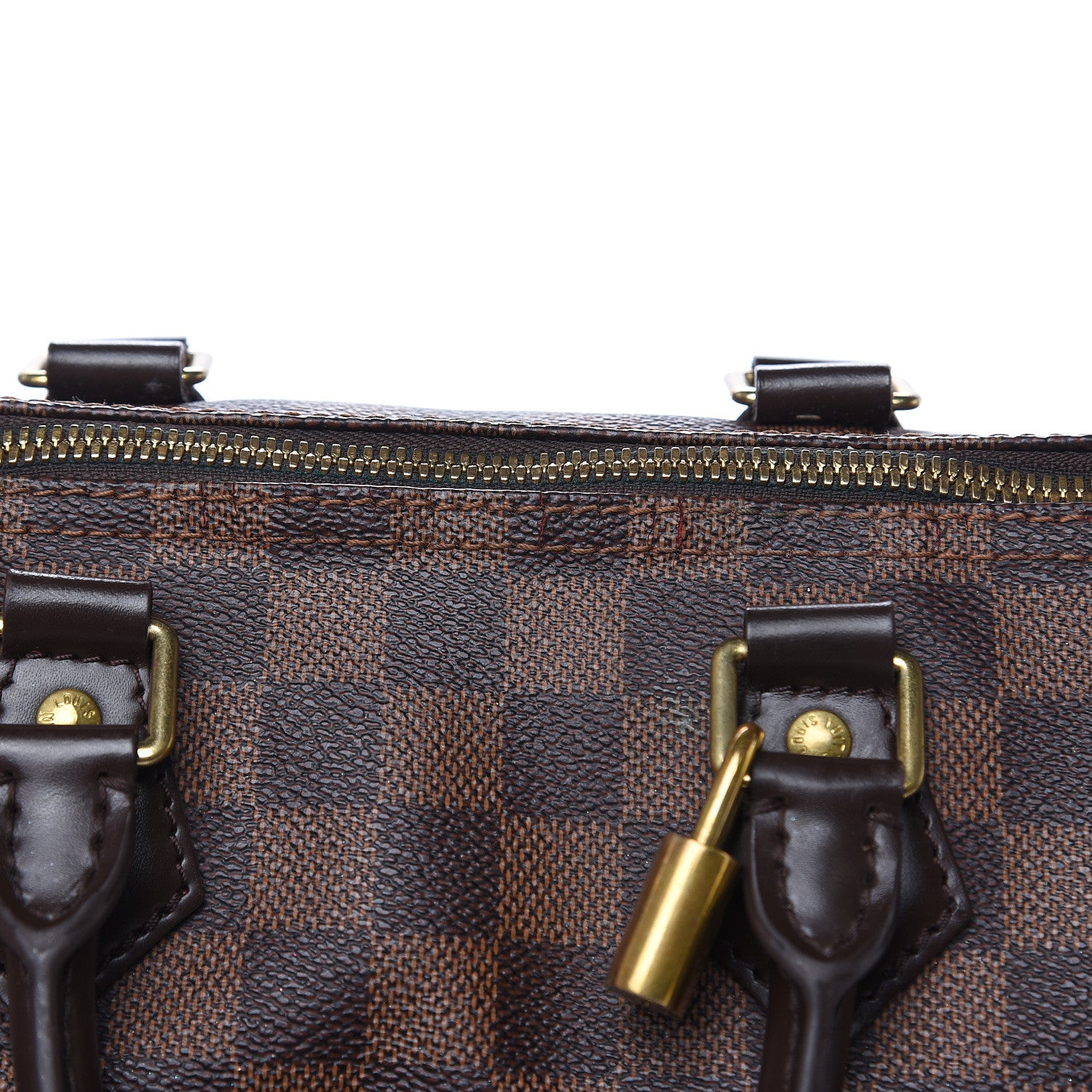 Louis Vuitton Damier Ebene Speedy Bandouliere 25 12 of 15