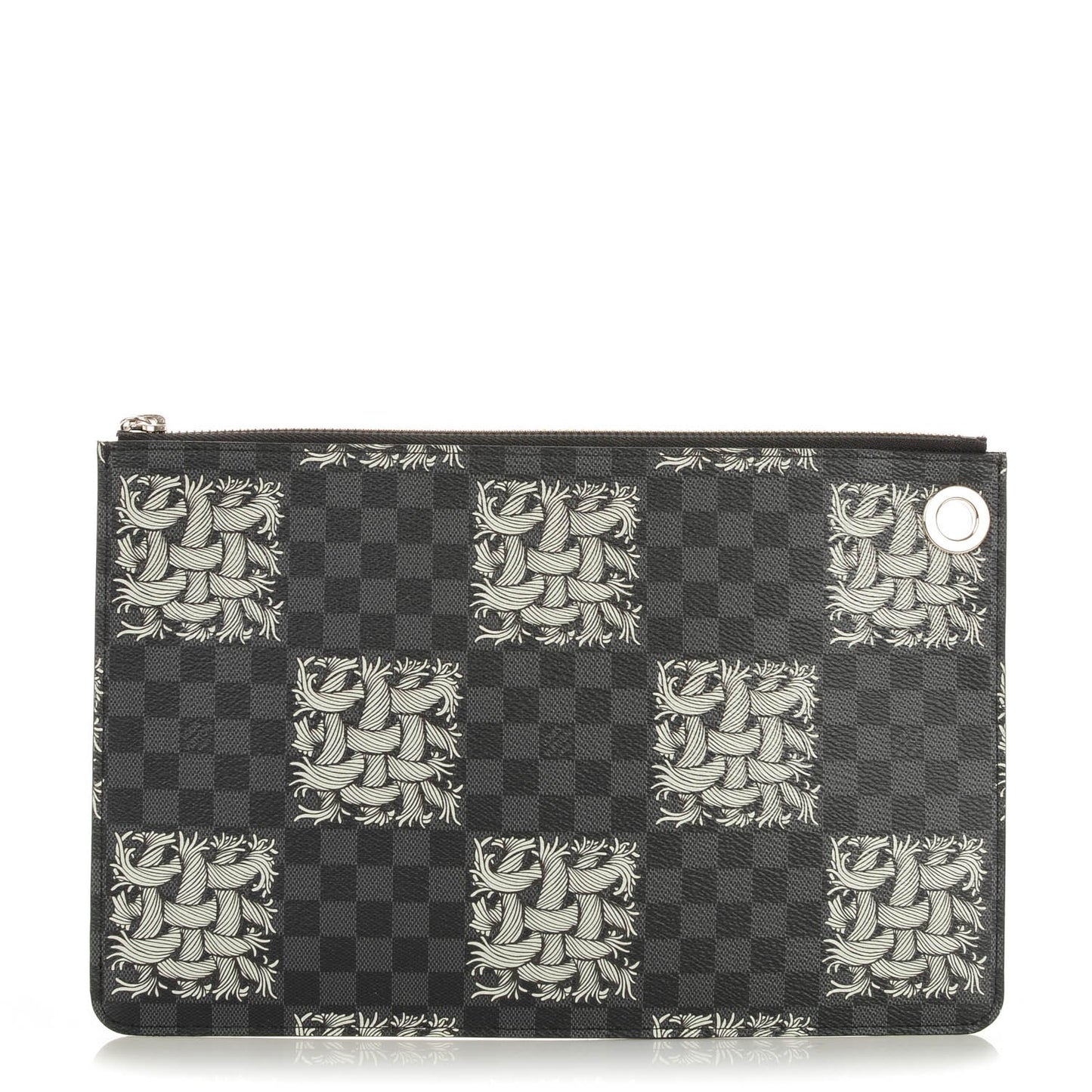 Damier Graphite Rope Pochette Jour PM White