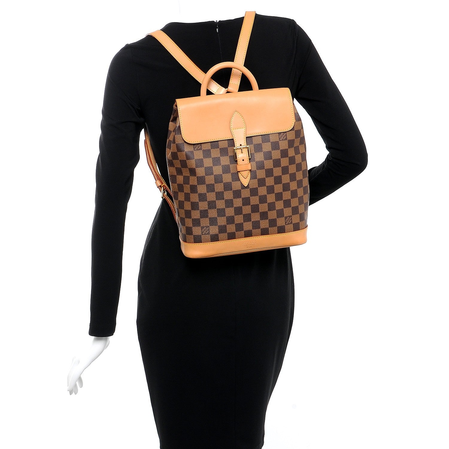 Louis Vuitton Damier Ebene Soho Centenaire Backpack 2 of 8