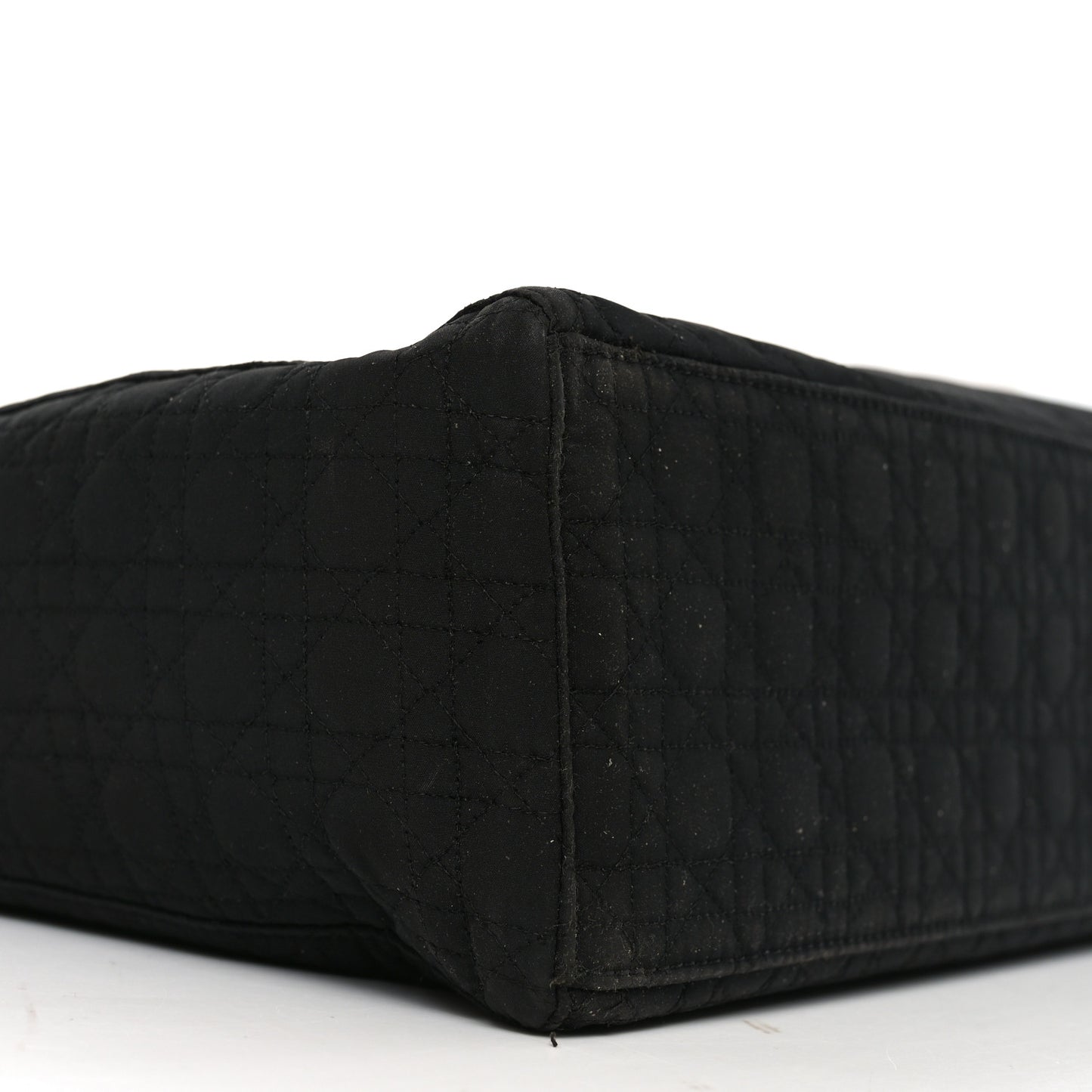 Nylon Cannage Large Lady Dior Black