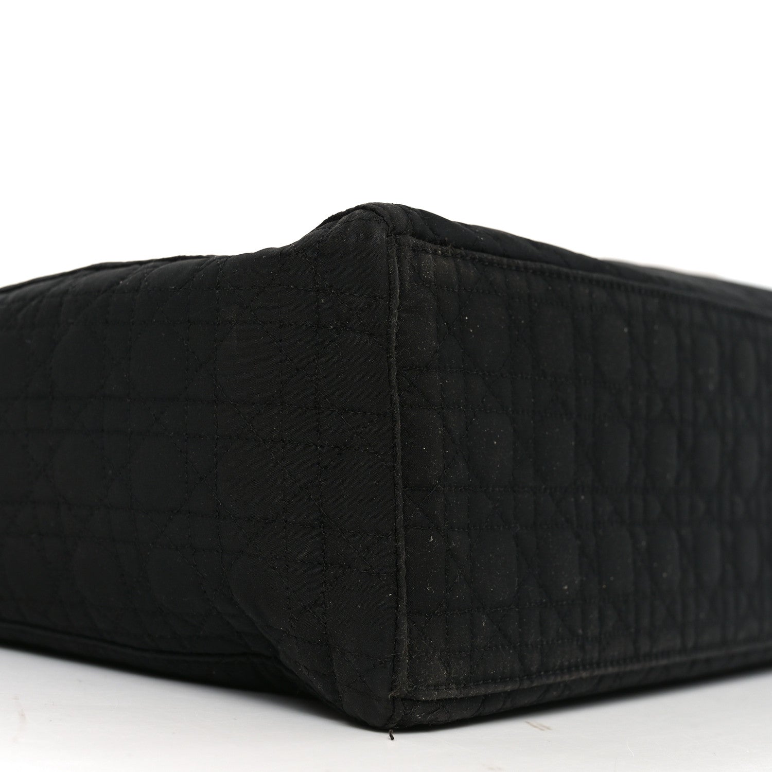 Christian Dior Nylon Cannage Large Lady Dior Black 9 of 10