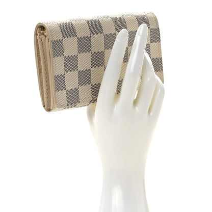 Louis Vuitton Damier Azur Port Monnaie Billets Tresor Wallet 2 of 6