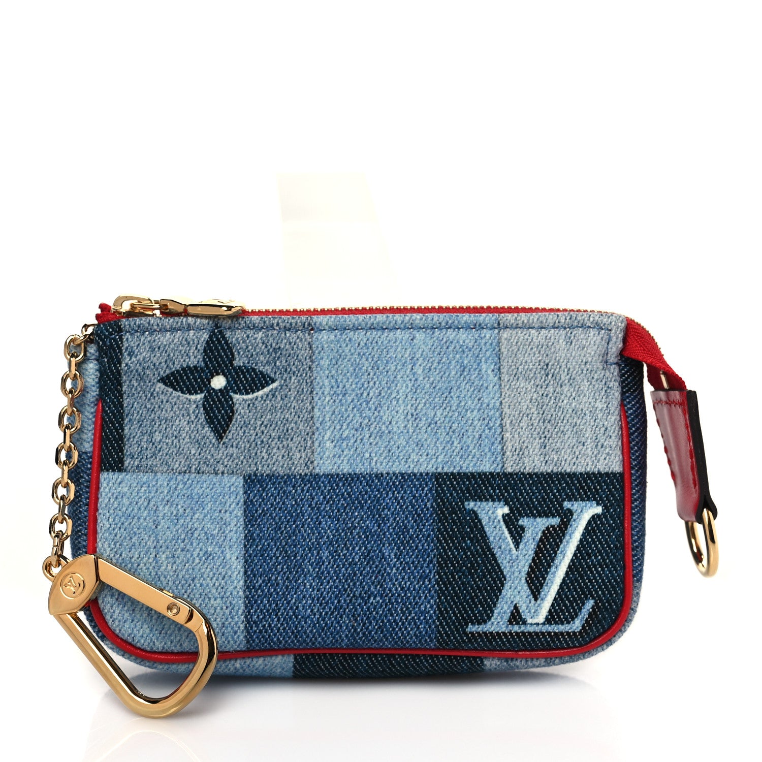 Louis Vuitton Denim Micro Pochette Accessories Denim Rouge 1 of 10