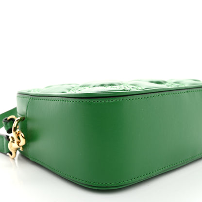 Gucci Calfskin GG Matelasse Shoulder Bag Spring Green Natural 9 of 10