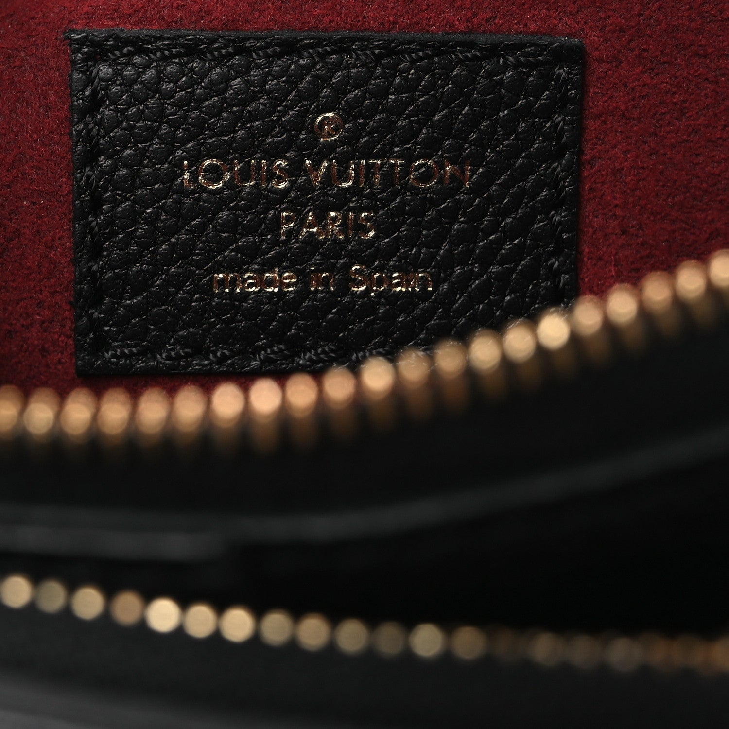 Louis Vuitton Empreinte Monogram Giant Multi Pochette Accessories Black Beige 6 of 9