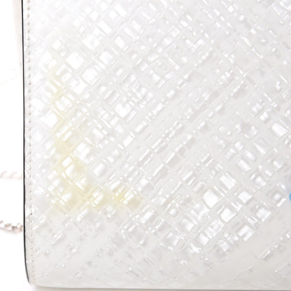 Christian Louboutin Patent Spikes Paloma Clutch White 13 of 16