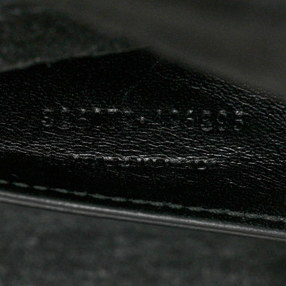 Saint Laurent Metallic Calfskin Classic Monogram Cassandre Clutch Silver 9 of 12