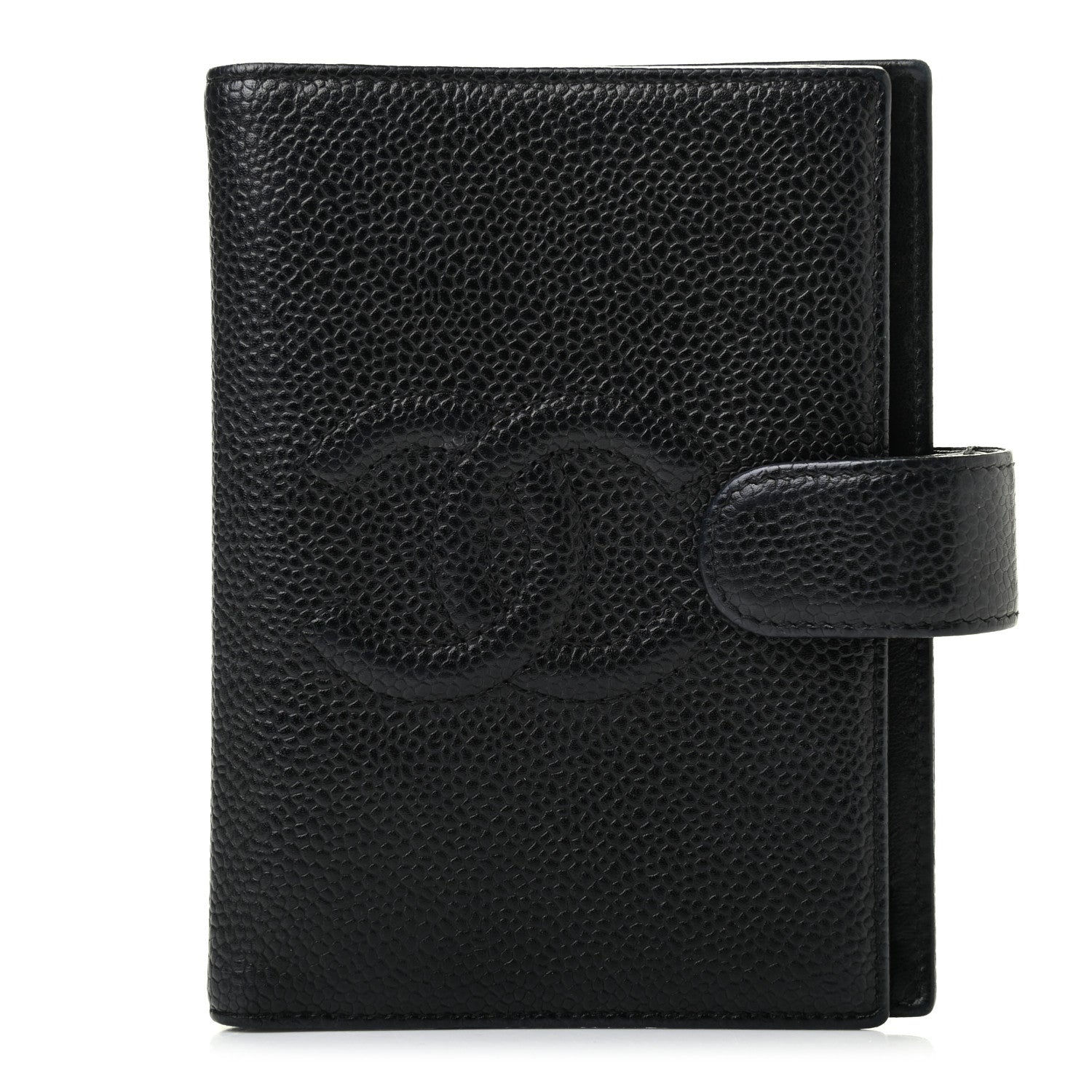 Chanel Caviar CC Medium Ring Agenda Planner Black 1 of 8
