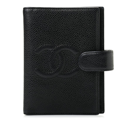 Chanel Caviar CC Medium Ring Agenda Planner Black 1 of 8