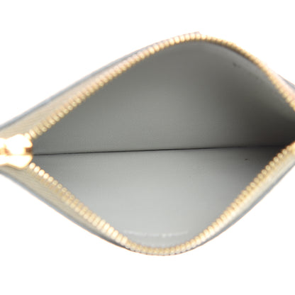 Celine Grained Calfskin Zipped Card Holder Vert D’eau 4 of 9