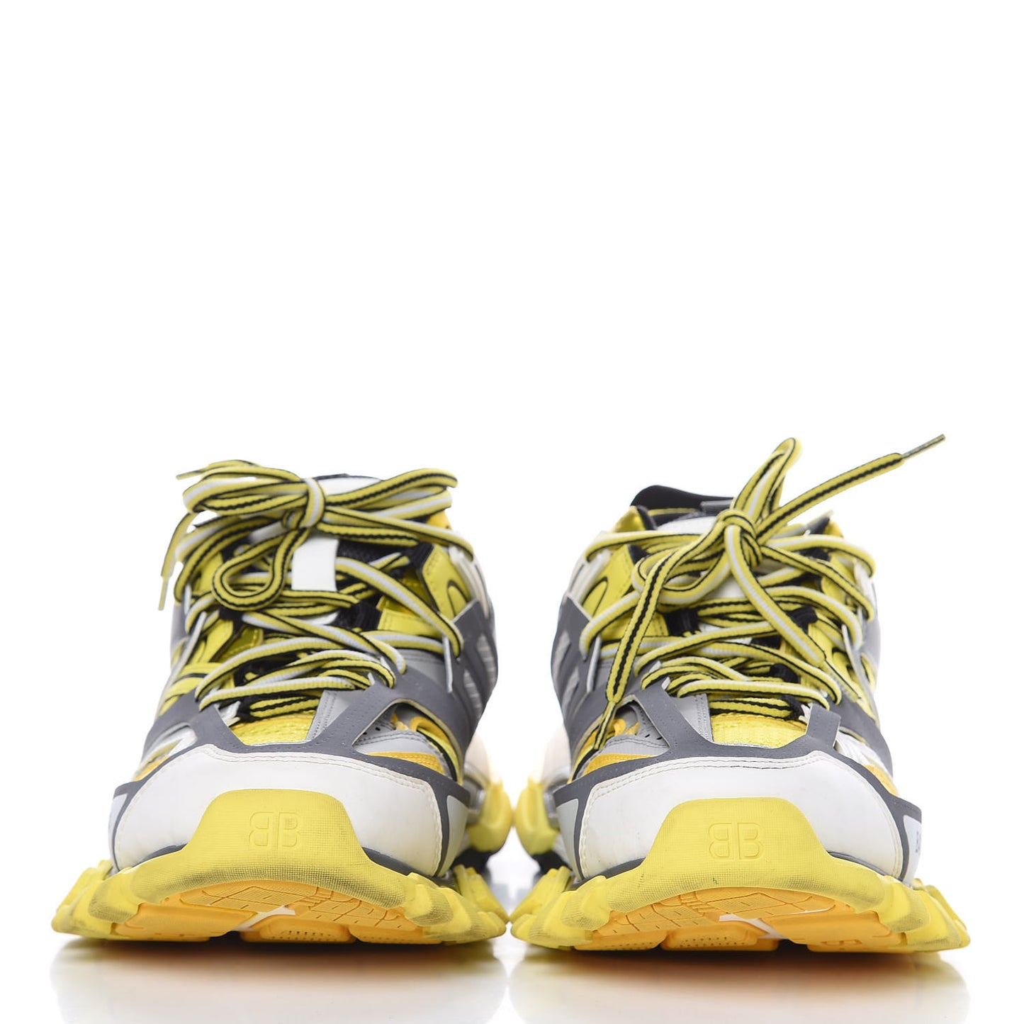 Mesh Nylon Mens Track Sneakers 41 Yellow Black White