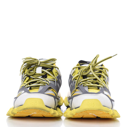 Balenciaga Mesh Nylon Mens Track Sneakers 41 Yellow Black White 2 of 10