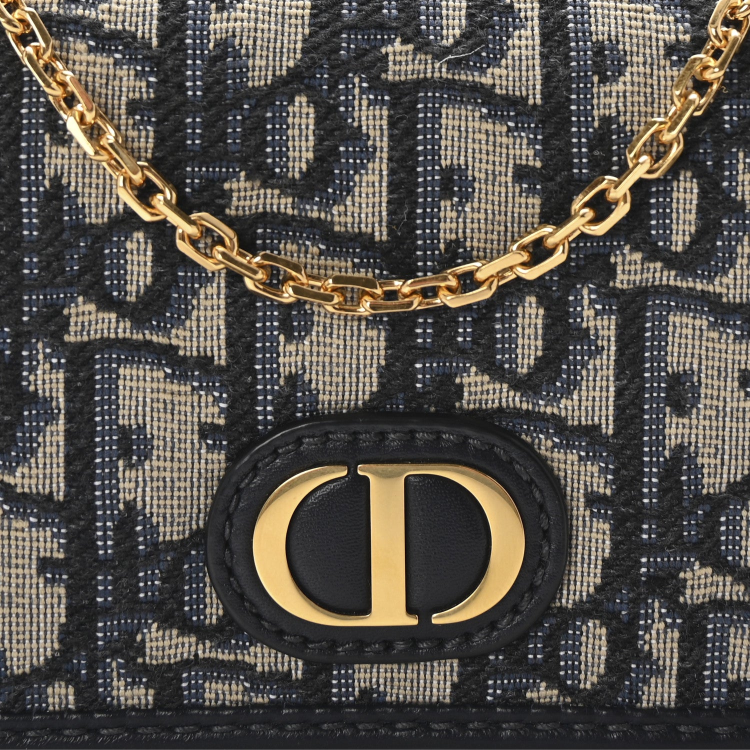 Christian Dior Oblique Nano 30 Montaigne Pouch Blue 8 of 10