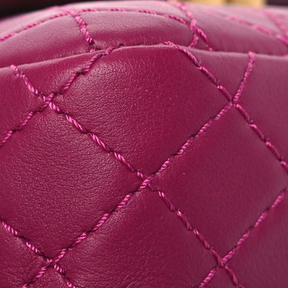 Chanel Calfskin Quilted Waist Bag With Coin Purse Fuchsia 11 of 11