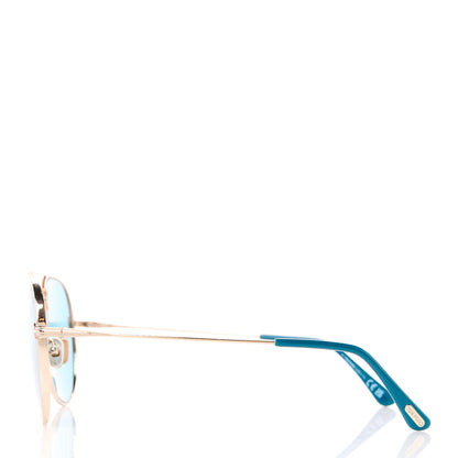 Tom Ford Metal Dashel-02 Sunglasses TF996 Blue Gold 3 of 8