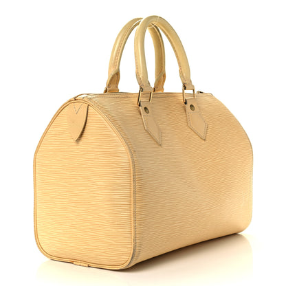 Louis Vuitton Epi Speedy 25 Vanilla 2 of 15