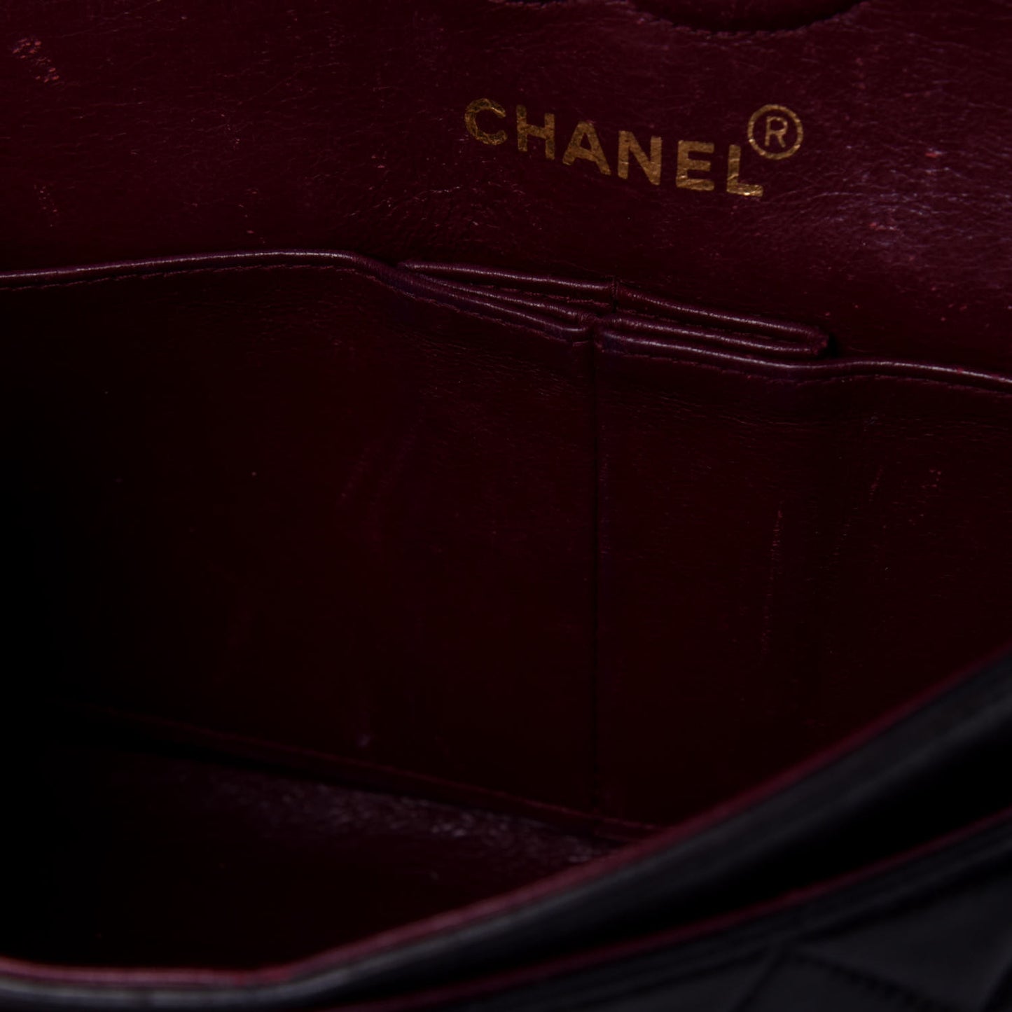 Lambskin Quilted Small Double Flap Black