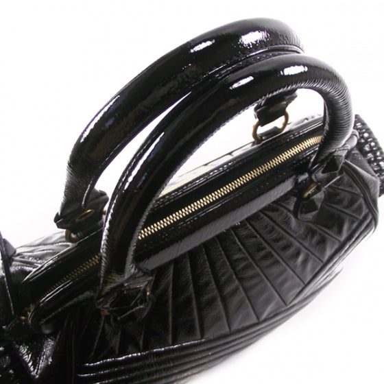 FASHIONPHILE ISABELLAFIOREPatentBowlerBlack 6 of 9