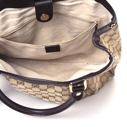 Gucci Monogram Medium Sukey Tote Dark Brown 4 of 6
