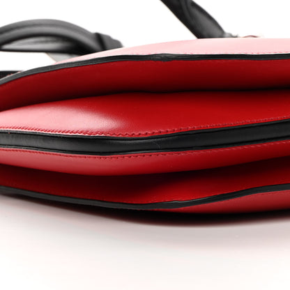 Prada City Calfskin Small Margit Bag Magenta Red 10 of 13