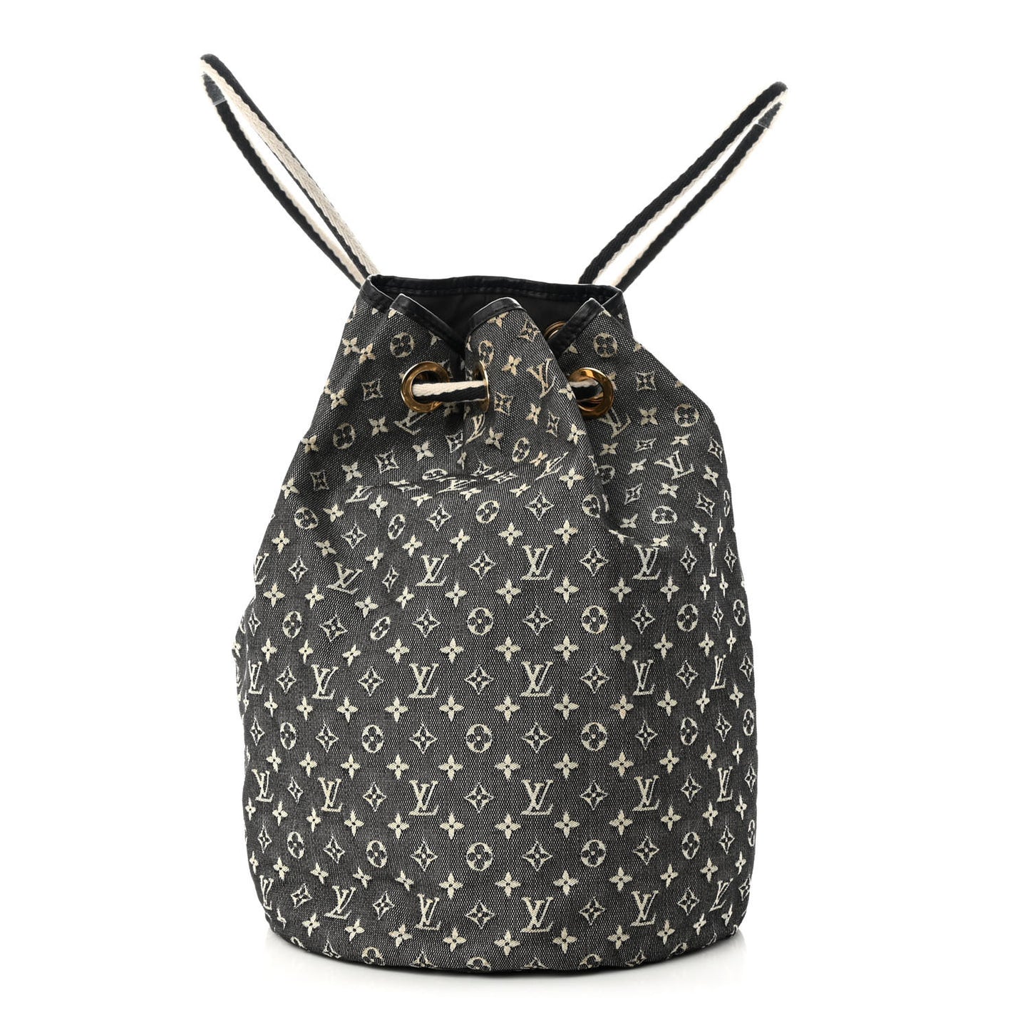 Mini Lin Monogram Betsy Backpack Black