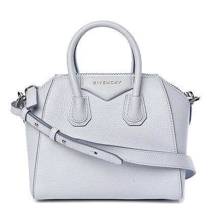 Givenchy Sugar Goatskin Mini Antigona Baby Blue 1 of 10